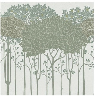 Oakwood Grove White Wallpaper - AC9221D