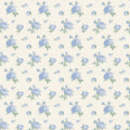 LoveShackFancy Ikat Rose Small Print Wallpaper in Blue