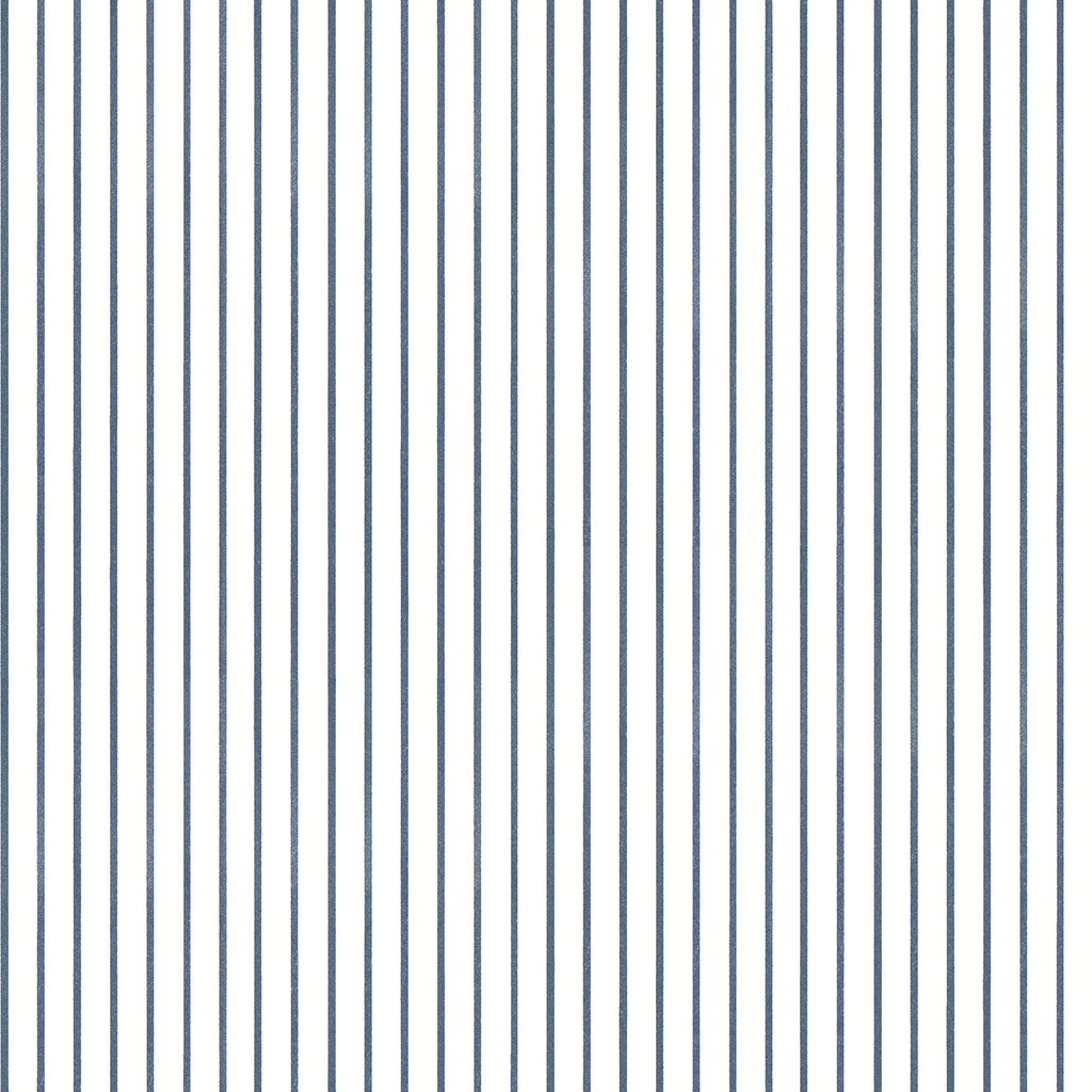 Oliver Simple Stripe Wallpaper in Navy