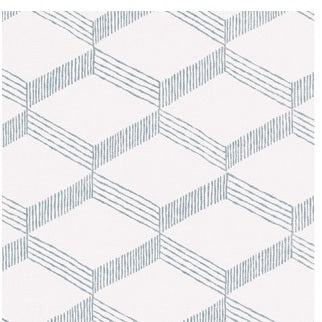 Palisades Paperweave Smokey Blue Wallpaper