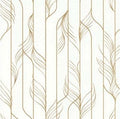 Elemental Thread White & Gold Wallpaper - DF3301