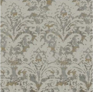 Velvet Crush Damask Taupe & Gold Wallpaper - DF3331