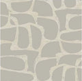 Craftsman Geometric Taupe Wallpaper - DF3354