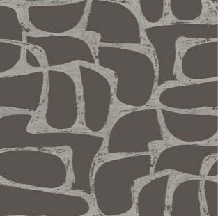 Craftsman Geometric Mocha Wallpaper - DF3355