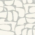 Craftsman Geometric White & Silver Wallpaper - DF3356