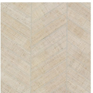 Atelier Herringbone White Wallpaper - HO2108