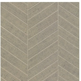 Atelier Herringbone Off White Wallpaper - HO2109
