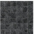 Grey Leather Lux Wallpaper - HO2119