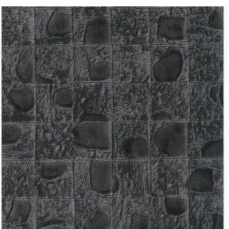 Grey Leather Lux Wallpaper - HO2119