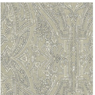 Off White Ascot Damask Wallpaper - HO2135