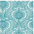Lotus Palm Aqua Wallpaper - HO2151