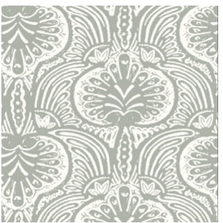 Grey Lotus Palm Wallpaper - HO2152
