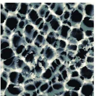 Blue Leopard Rosettes Wallpaper - HO2161