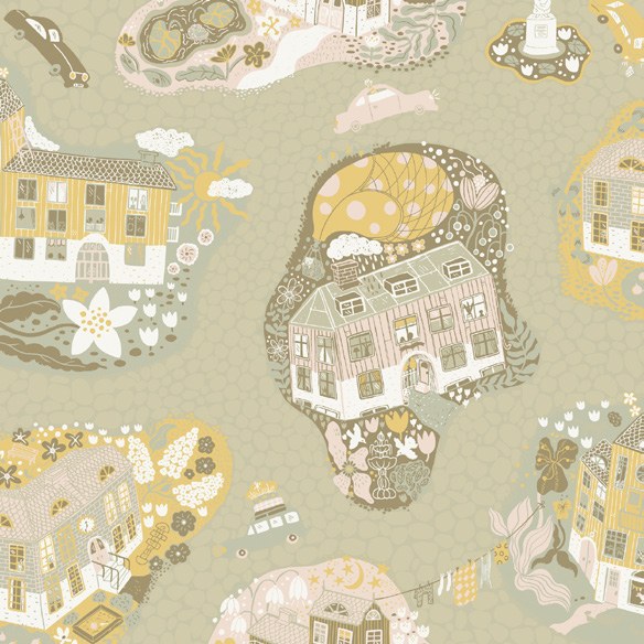 Staden Mustard Wallpaper