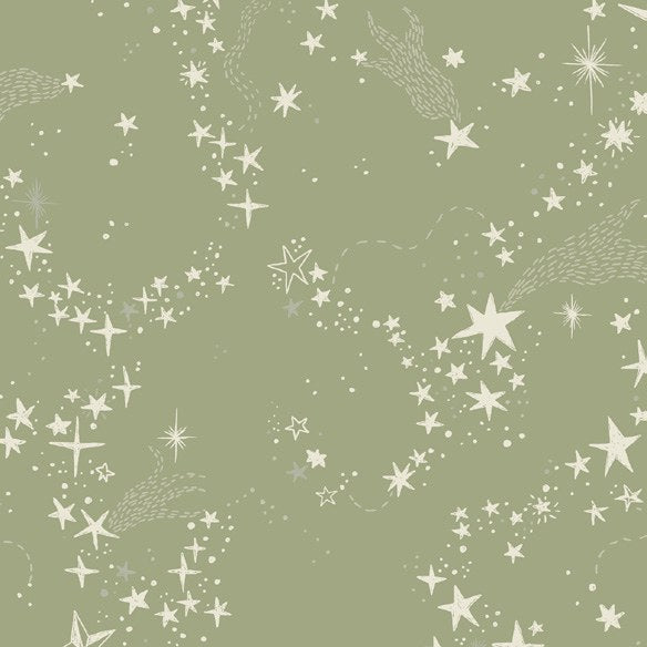 Stjarnhimmel Light Green Wallpaper