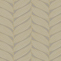Luminous Leaves Grey & Gold Wallpaper - MD7164