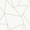 Nazca White & Gold Wallpaper - MD7182