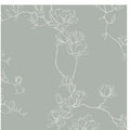 Magnolia Eucalyptus Branches Wallpaper - MF4734