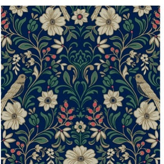 Colette Navy Wallpaper - MF4745