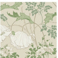 Gwendolyn Ecru & Green Wallpaper