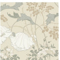 Gwendolyn Wallpaper in Ivory & Grey