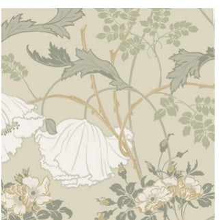 Gwendolyn Linen & Sage Wallpaper