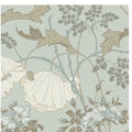Gwendolyn Blue & Suede Wallpaper
