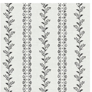 Everleigh Wallpaper in White & Black