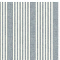 French Navy Linen Stripe Wallpaper - MF4768