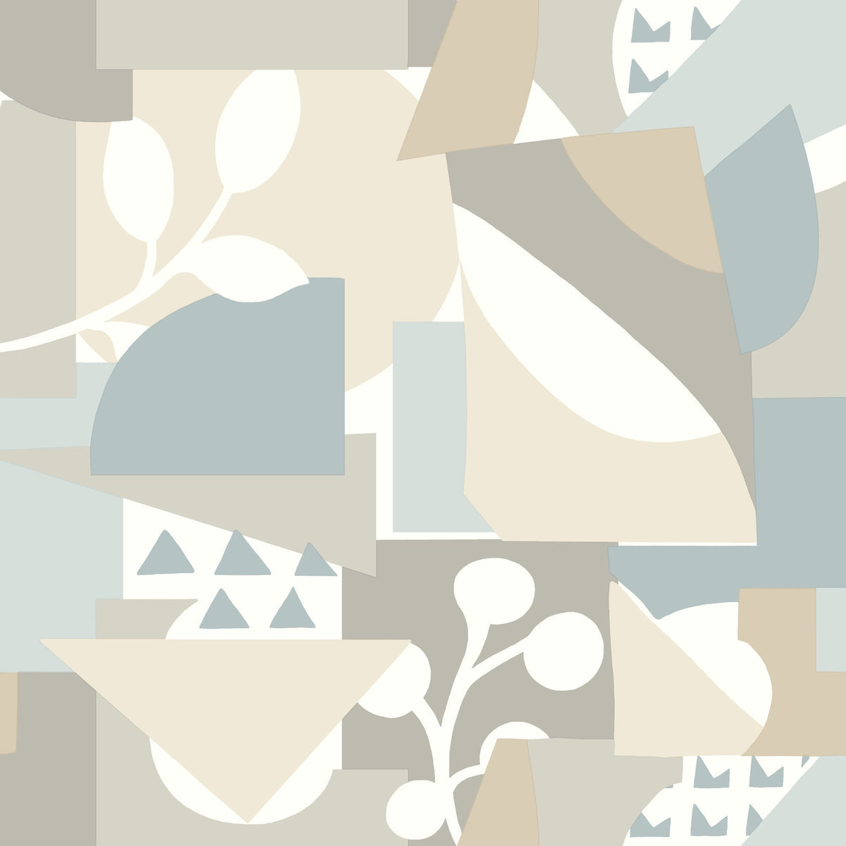 Cut Outs Wallpaper in Sky Multi