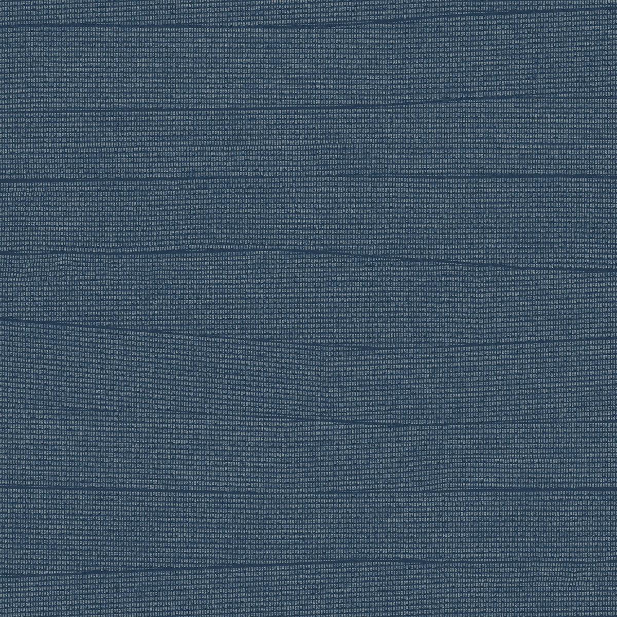 Natural Grid Wallpaper in Navy