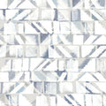 Refraction Blue & Grey Peel & Stick Wallpaper