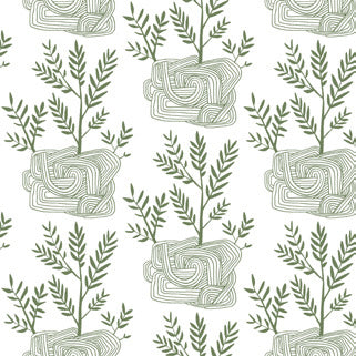 Seedlings Green Peel & Stick Wallpaper - PSW1226RL