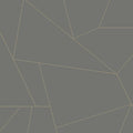 Fractured Prism Peel & Stick Wallpaper in Grey