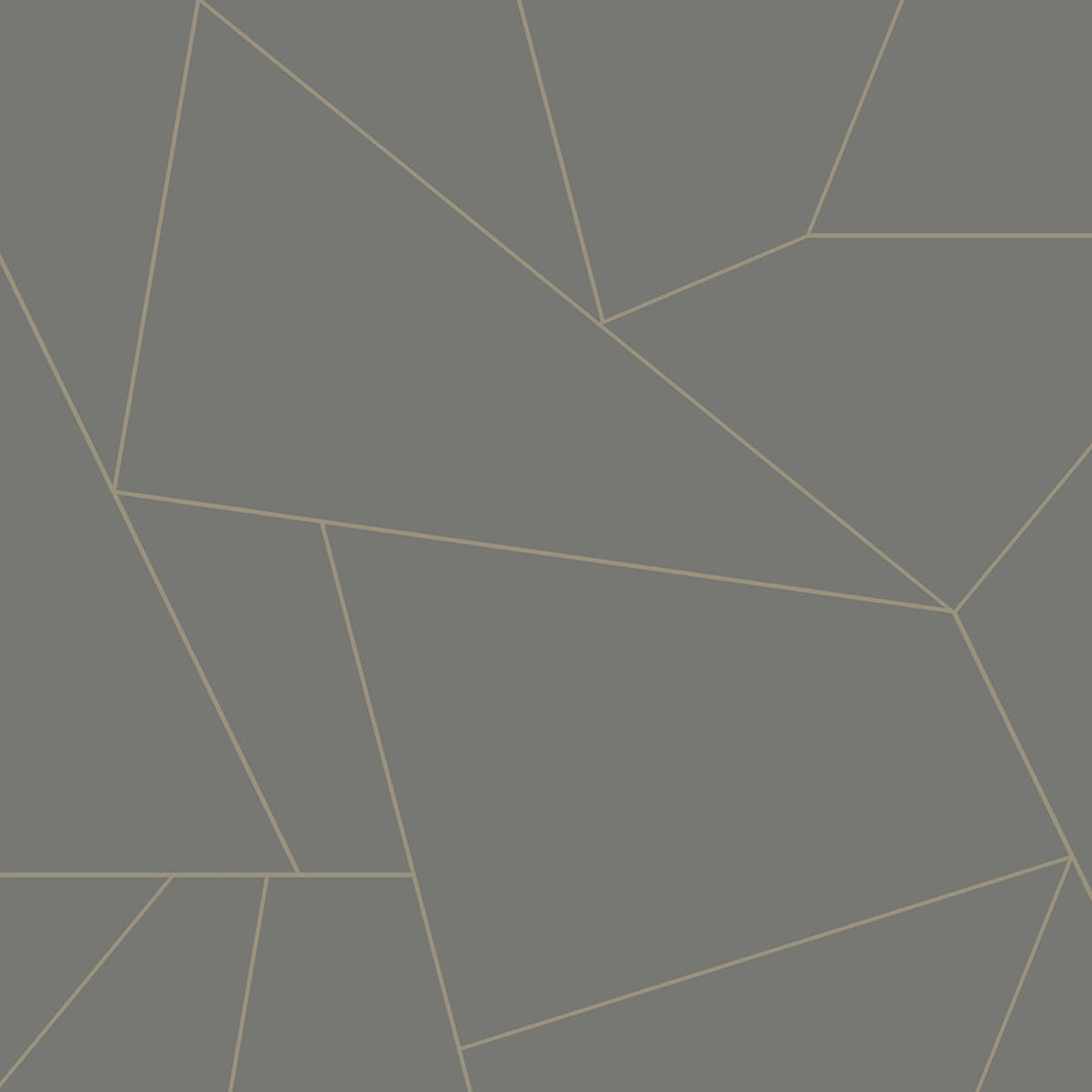 Fractured Prism Peel & Stick Wallpaper in Grey