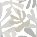 Kinetic Tropical Peel & Stick Wallpaper in Grey & Beige