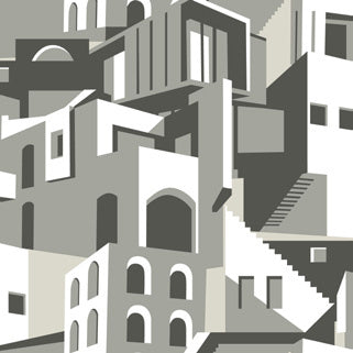 Arch Architectural Peel & Stick Wallpaper in Grey