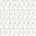 Love Triangles Gold Metallic Peel & Stick Wallpaper - PSW1253RL