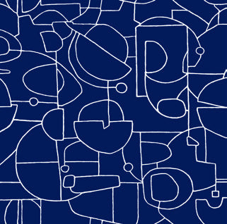 Robotics Navy Peel & Stick Wallpaper - PSW1263RL