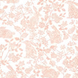Botanical Bunnies Pink Peel & Stick Wallpaper - PSW1343RL
