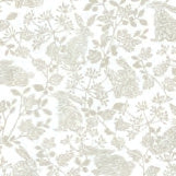 Botanical Bunnies Beige Peel & Stick Wallpaper - PSW1344RL