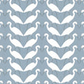 Elegant Birds Peel & Stick Wallpaper in Blue