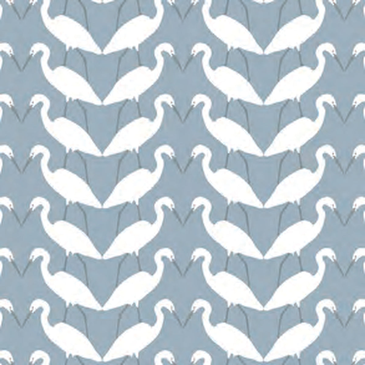Elegant Birds Peel & Stick Wallpaper in Blue