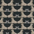 Reclining Cheetahs Black Peel & Stick Wallpaper - PSW1355RL