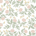 Peonies Navy Floral Premium Peel + Stick Wallpaper
