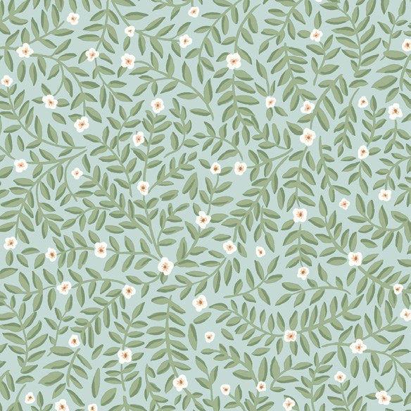 Elodie Petite Floral Premium Peel + Stick Wallpaper in Lavender