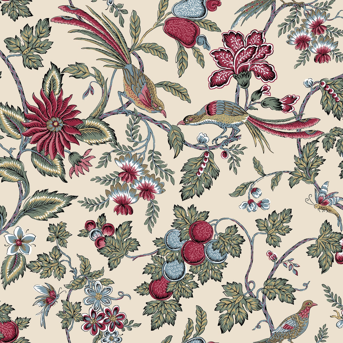 Parterre Jacobean Wallpaper