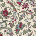 Parterre Raspberry Jacobean Wallpaper