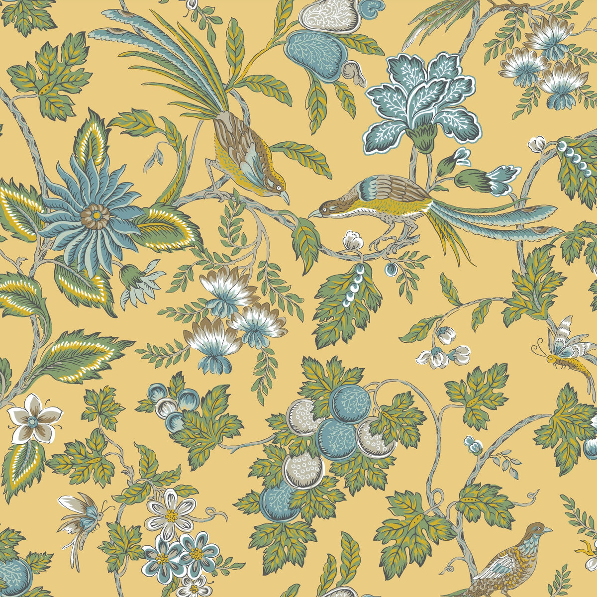 Parterre Jacobean Wallpaper