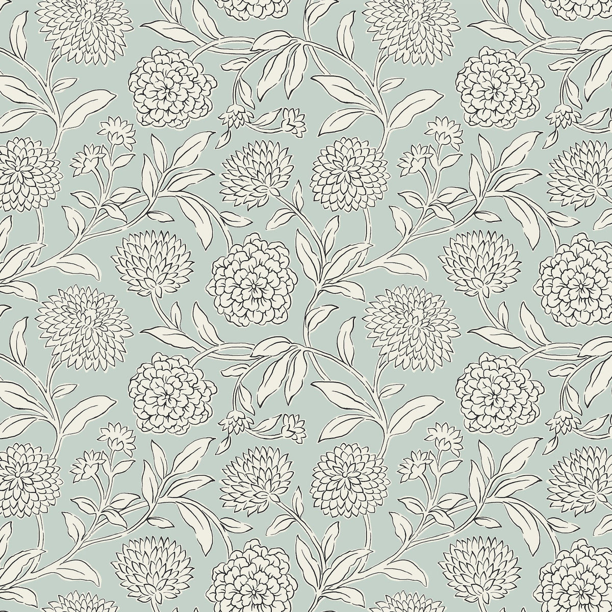 Chatsworth Garden Floral Trail Wallpaper